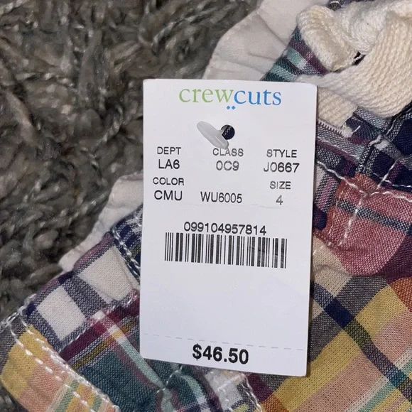 Plaid Crewcuts shorts - Picture 2 of 5